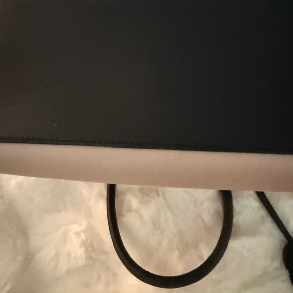 Kate Spade Black and Tan/ Gray Satchel with Modern Design - Picture 5 of 6